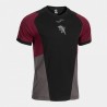 Joma Sport Maglia Maniche Corte Torino 1C1C Nero Granata Bambino