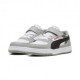 Puma Caven Iiii Ps Bianco Grigio Nero - Scarpe Da Ginnastica Bambino