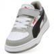 Puma Caven Iiii Ps Bianco Grigio Nero - Scarpe Da Ginnastica Bambino