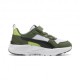 Puma Trinity 2 Ps Bianco Verde Nero - Scarpe Da Ginnastica Bambino