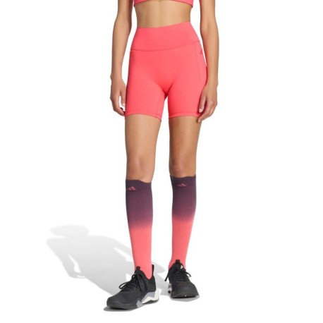 ADIDAS Optime Shorts Sportivi Power Fuxia Donna