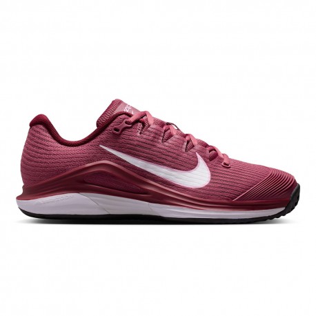 Nike Vapor 12 Clay Rosa Smoke Bianco - Scarpa Tennis Donna