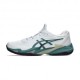 Asics Court Ff 3 Hc Bianco Foggy Teal - Scarpe Tennis Uomo