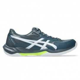 Asics Gel-Rocket 12 Raw Indigo Bianco - Scarpe Pallavolo Uomo