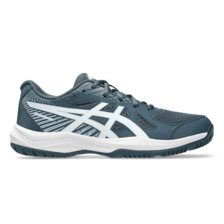 Asics Upcourt 6 Gs Raw Indigo Bianco - Scarpe Pallavolo Bambino