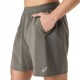 Asics Pantaloncini Running Road 2In1 7" Truffle Grigio Uomo
