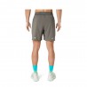 Asics Pantaloncini Running Road 2In1 7" Truffle Grigio Uomo