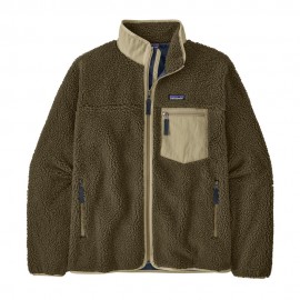 Patagonia Giacca Trekking Classic Retro-X Basin Verde Uomo
