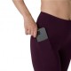 Asics Tight Running Road High Waist 8In Dark Aubergine Donna