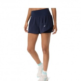 Asics Pantaloncini Running Road 2-N-1 3.5In Performance Nero Donna