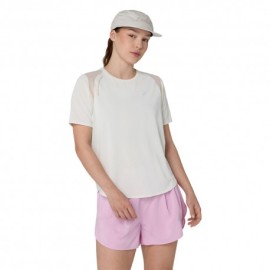 Asics T-Shirt Running Road Cream Donna