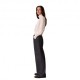 Calvin Klein Maglia Maniche Lunghe Dolcevita Big Logo Bianco Donna