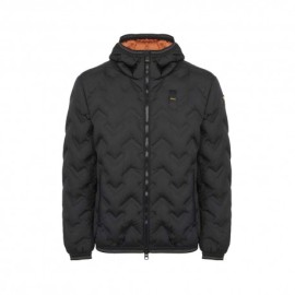 Blauer Piery Giacca Spigato Nero Uomo