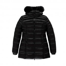 Refrigiwear Long Mead Fur Giacca Nero Donna