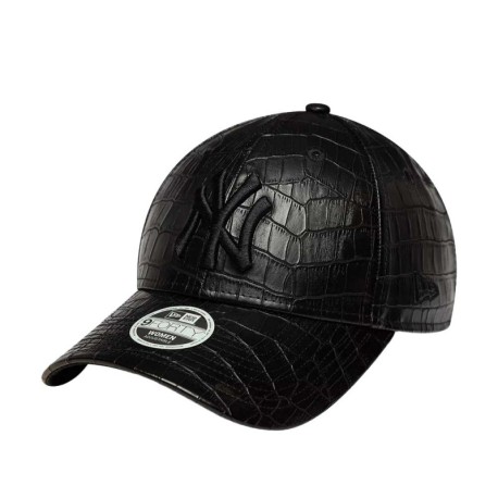 New Era Cappellino Ecopelle 9Forty Nero