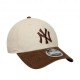 New Era Cappellino Bicolor 9Forty Bianco