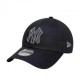 New Era Cappellino Outline Metallic Nero