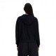 New Balance Felpa Con Cerniera Essentials Nero Donna