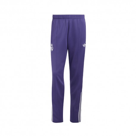 ADIDAS Originals Pantaloni Allenamento Calcio Real Madrid Viola Bianco Uomo