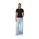 Champion T-Shirt Rib Nero Donna