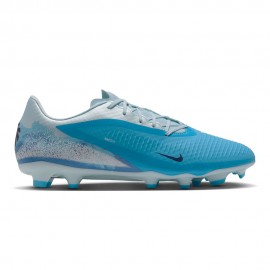 Nike Phantom 6 Low Acad Fg Mg Eh Azzurro Bianco - Scarpe Da Calcio Uomo