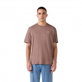 Champion T-Shirt Logo Piccolo Moro Uomo