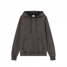 Champion Felpa Con Cappuccio Icon Wash Nero Uomo