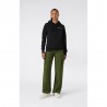 Champion Felpa Logo Piccolo Nero Donna