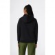 Champion Felpa Logo Piccolo Nero Donna