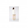 Champion Tuta Sportiva Con Cappuccio Pantapalazzo Panna Donna