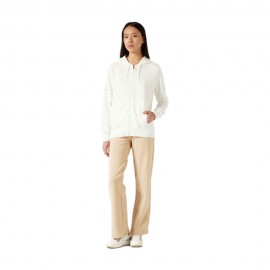 Champion Tuta Sportiva Con Cappuccio Pantapalazzo Panna Donna