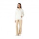 Champion Tuta Sportiva Con Cappuccio Pantapalazzo Panna Donna