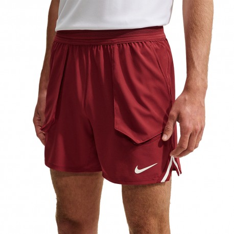 Nike Pantaloncini Tennis Us Open 26 Sinner Team Rosso Pale Ivory