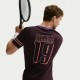 Nike T-Shirt Tennis Dri-Fit Cotton Alcaraz Burgundy Ash Uomo