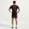 Nike T-Shirt Tennis Dri-Fit Cotton Alcaraz Burgundy Ash Uomo