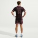 Nike T-Shirt Tennis Dri-Fit Cotton Alcaraz Burgundy Ash Uomo