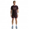 Nike T-Shirt Tennis Dri-Fit Cotton Alcaraz Burgundy Ash Uomo