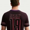 Nike T-Shirt Tennis Dri-Fit Cotton Alcaraz Burgundy Ash Uomo