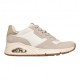 Skechers Uno Mesh Bianco Oro - Sneakers Donna