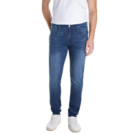Replay Jeans Anbass Blu Medio Uomo