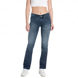 Replay Jeans Bootcut Newluz Blu Scuro Donna