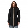 K-Way Giacca Denise Long Reversibile Nero Donna