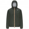 K-Way Giacca Con Cappuccio Stretch Warm Reversibile Verde Uomo