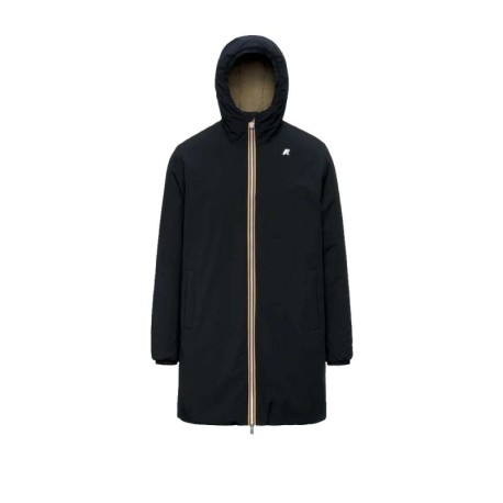 K-Way Giacca Con Cappuccio Stretch Warm Reversibile Ner Uomo