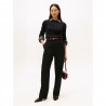 Tommy Hilfiger Soft Wool Cable 100% Lana Nero Donna