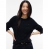 Tommy Hilfiger Soft Wool Cable 100% Lana Nero Donna