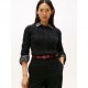 Tommy Hilfiger Soft Wool Cable 100% Lana Nero Donna