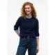 Tommy Hilfiger Soft Wool Cable 100% Lana Blu Donna
