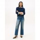 Tommy Hilfiger Soft Wool Cable 100% Lana Blu Donna