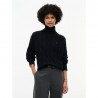 Tommy Hilfiger Soft Woll 100% Lana Dolcevita Nero Donna